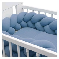 Mušelínový set do postýlky s výplní New Baby 100x70 cm modrý