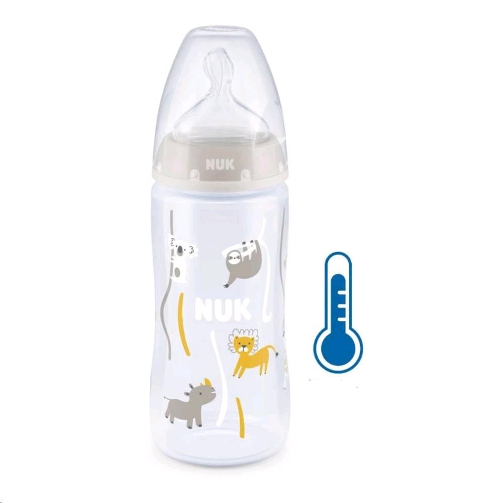 Dojčenská fľaša FC+Temperature Control BOX-Flow Control cumlík beige 300 ml