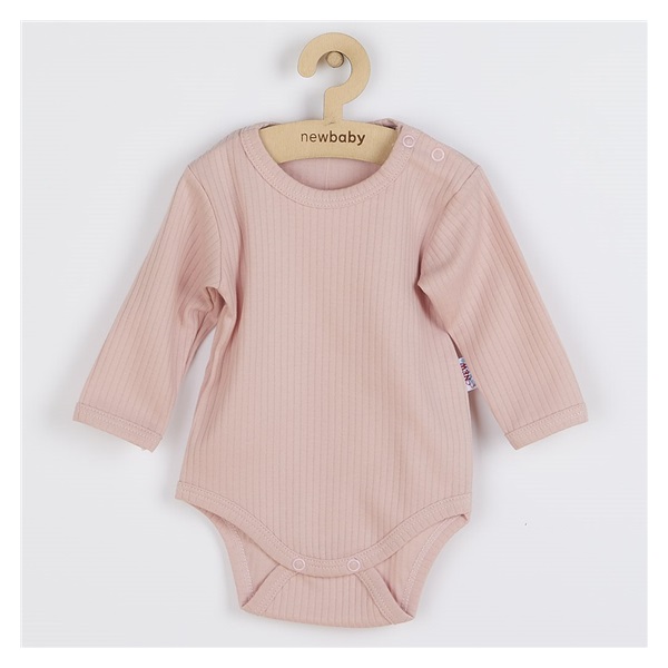 Body s dlouhým rukávem New Baby Practical růžové