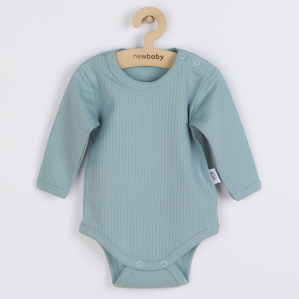 Body s dlouhým rukávem New Baby Practical zelené