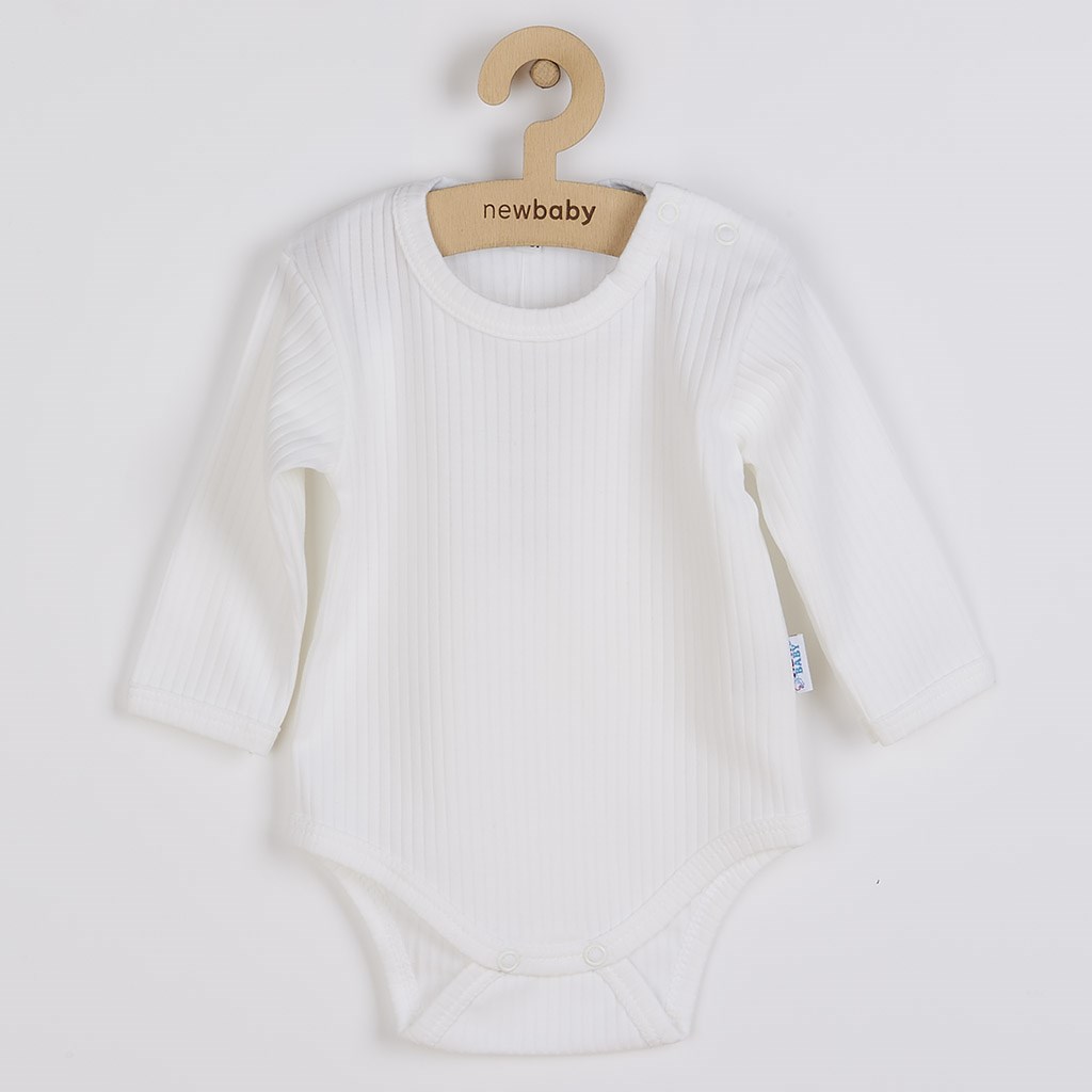 Body s dlouhým rukávem New Baby Practical bílé