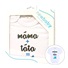 Body s potiskem New Baby máma plus táta rovná se JÁ - dárkové balení