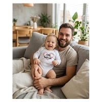 Body s potiskem New Baby celý tatínek - dárkové balení