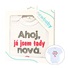 Body s potiskem New Baby Ahoj, já jsem tady nová - dárkové balení