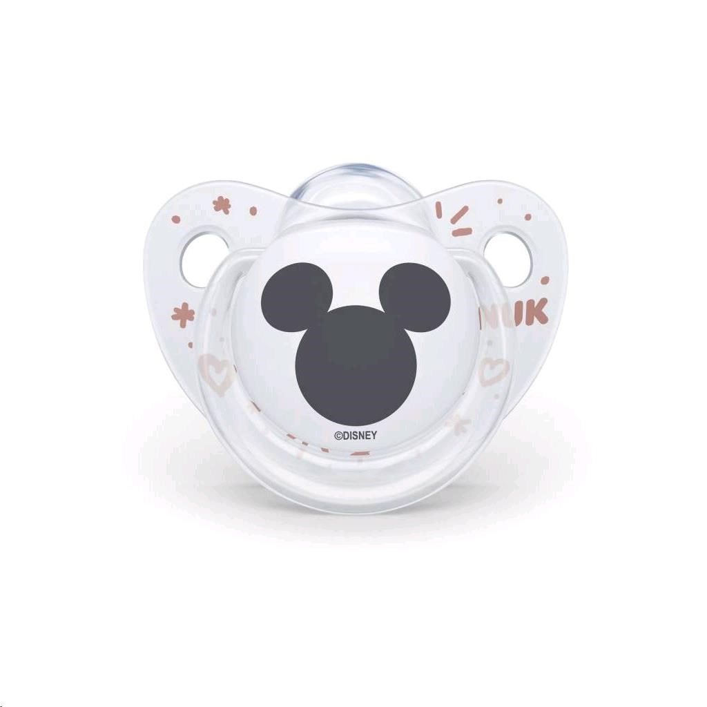 Šidítko Trendline NUK Disney Mickey Minnie 0-6m bílé Box, Velikost: 0-6 m