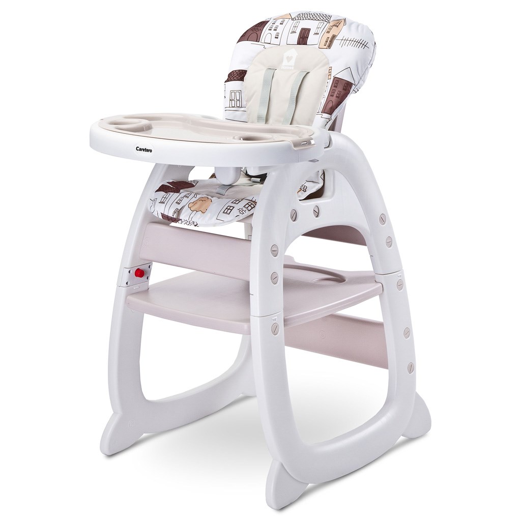 Jídelní židlička CARETERO HOMEE beige (poškozený obal)