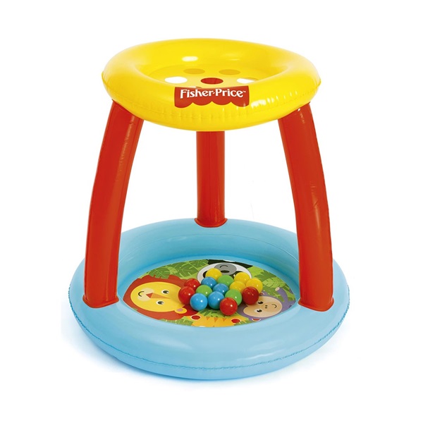 Dětské nafukovací hrací centrum s otvory pro míčky Fisher Price