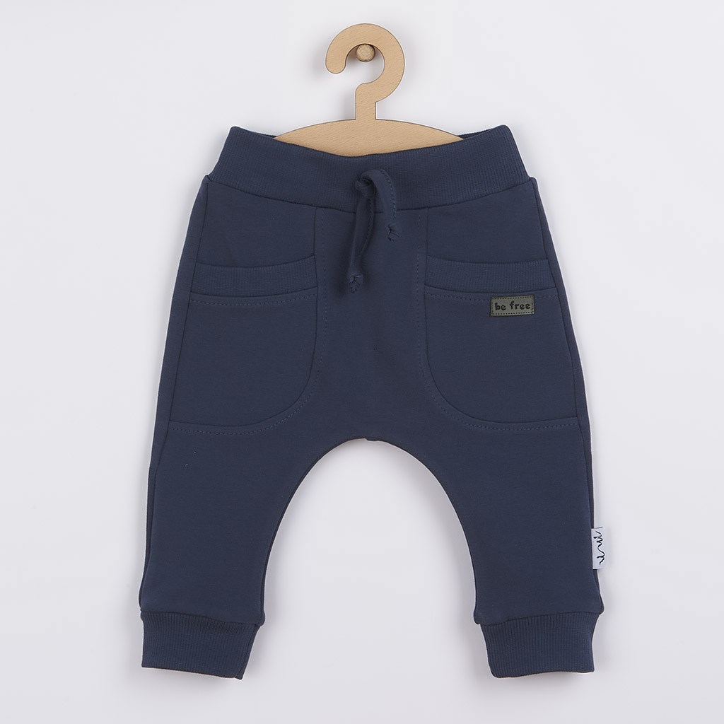 Kojenecké tepláčky Nicol Max dark, Velikost: 80 (9-12m)