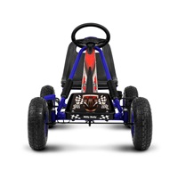 Dětská šlapací motokára Go-kart Milly Mally Thor modrá