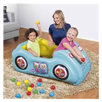 Dětské nafukovací autíčko Fisher-Price s míčky 119x79x51 cm