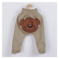 Kojenecké bavlněné polodupačky New Baby BrumBrum latte