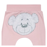 Kojenecké bavlněné polodupačky New Baby BrumBrum old pink