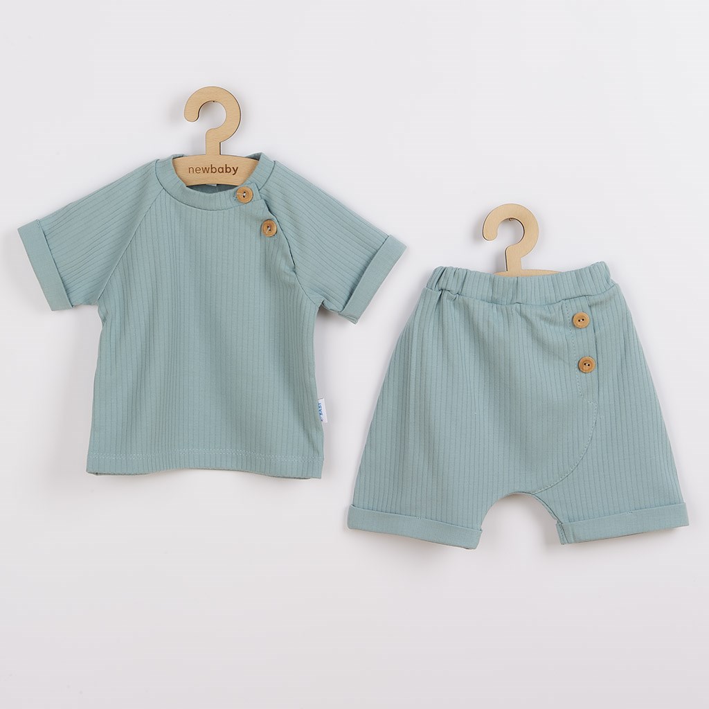 Kojenecká letní souprava tričko a kraťásky New Baby Practical, Velikost: 56 (0-3m)