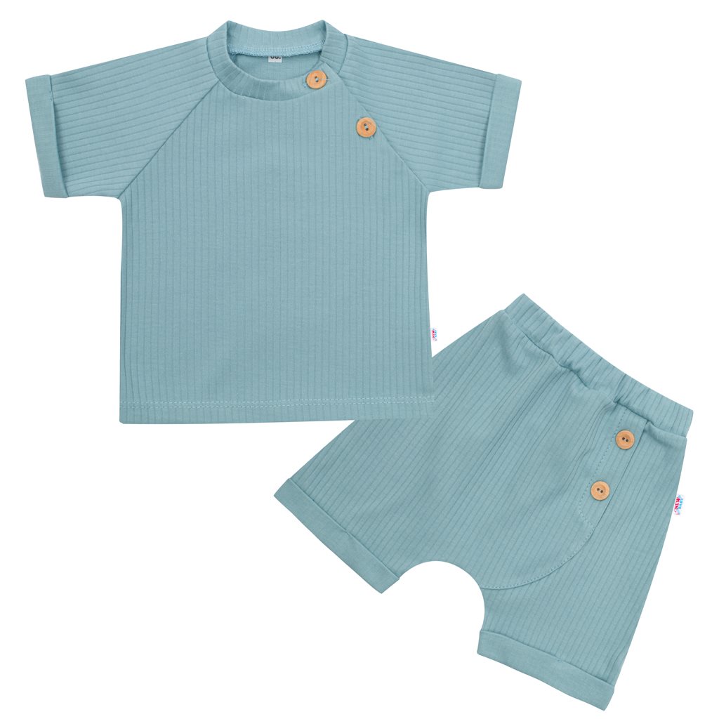 Kojenecká letní souprava tričko a kraťásky New Baby Practical, Velikost: 62 (3-6m)