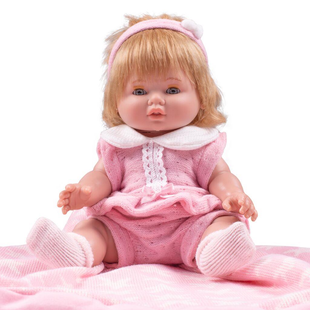 Luxusní dětská panenka-miminko Berbesa Amalia 34cm (poškozený obal)