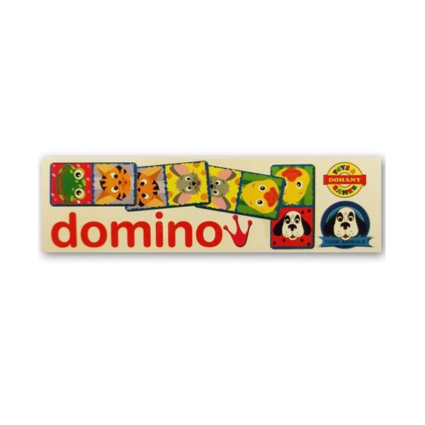 Dětské domino Domácí zvířátka