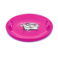 Sáňkovací talíř Baby Mix 60 cm MUSIC růžový