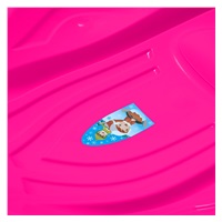 Dětský sáňkovací kluzák Mušle Baby Mix PREMIUM KOMFORT 80 cm růžový