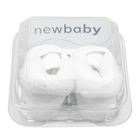 Kojenecké zimní semiškové capáčky ke křtu New Baby 0-3 m kluk