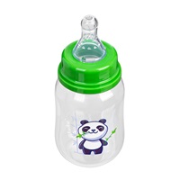 Láhev s obrázkem Akuku 125 ml panda zelená