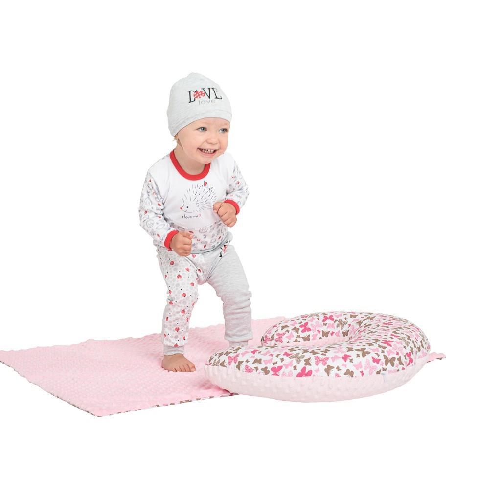 Dětská deka z Minky New Baby Zvířátka šedá 80×102 cm - 4