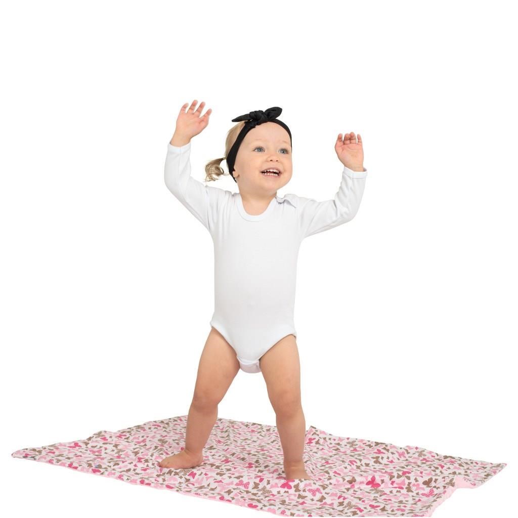 Dětská deka z Minky New Baby Zvířátka šedá 80×102 cm - 5