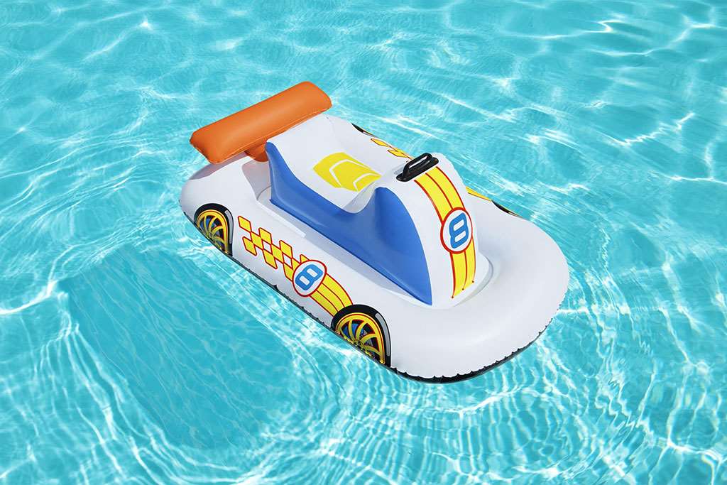 Dětské nafukovací auto do vody s úchytem Bestway 110×75 cm - 1
