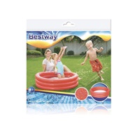 Dětský nafukovací bazén Bestway 102x25 cm červený