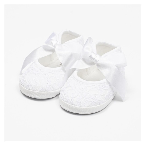 Kojenecké krajkové capáčky New Baby bílá 0-3 m
