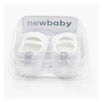 Kojenecké krajkové baletky capáčky New Baby bílá 3-6 m