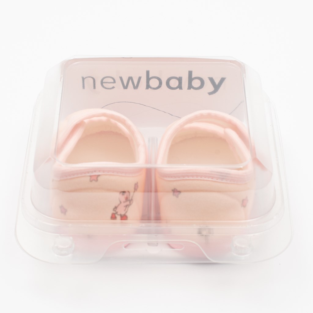 Kojenecké capáčky New Baby holka růžová 0-3 m - 3