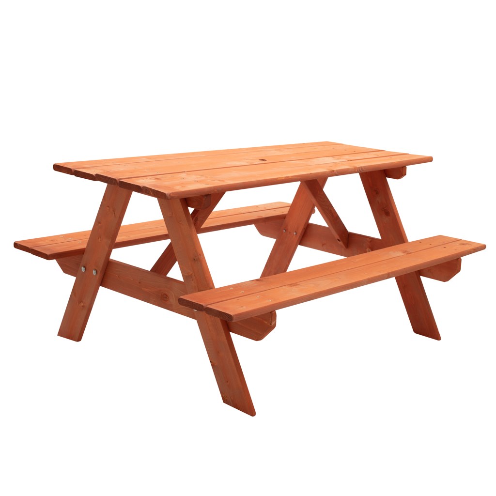 Dětské dřevěné posezení lavice a stůl NEW BABY 118 x 90 cm - 1