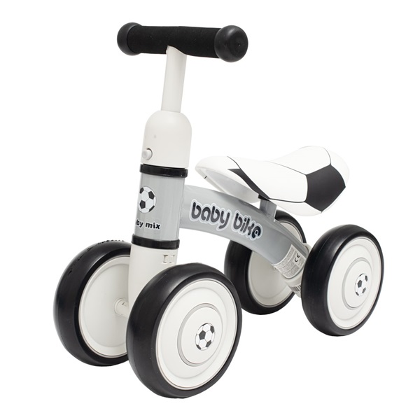 Dětské odrážedlo Baby Mix Baby Bike Černá bílá football