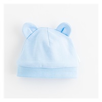Kojenecká bavlněná čepička New Baby Kids modrá