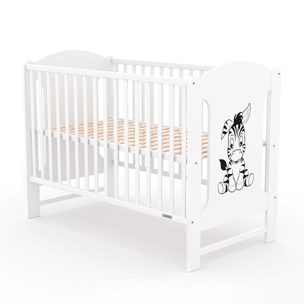 Dětská postýlka New Baby ELSA standard Zebra bílá