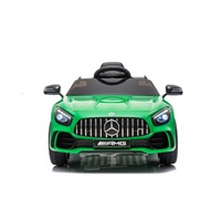 Elektrické autíčko Baby Mix Mercedes-Benz GTR-S AMG green