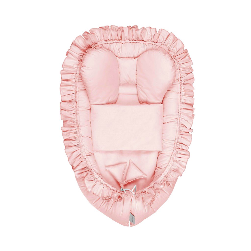 Hnízdečko s peřinkou pro miminko Belisima PURE pink