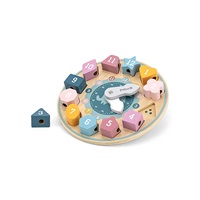 Dřevěné hodiny vkládačka Viga