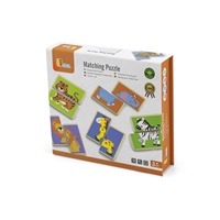 Dřevěná puzzle Viga Zvířátka 36ks