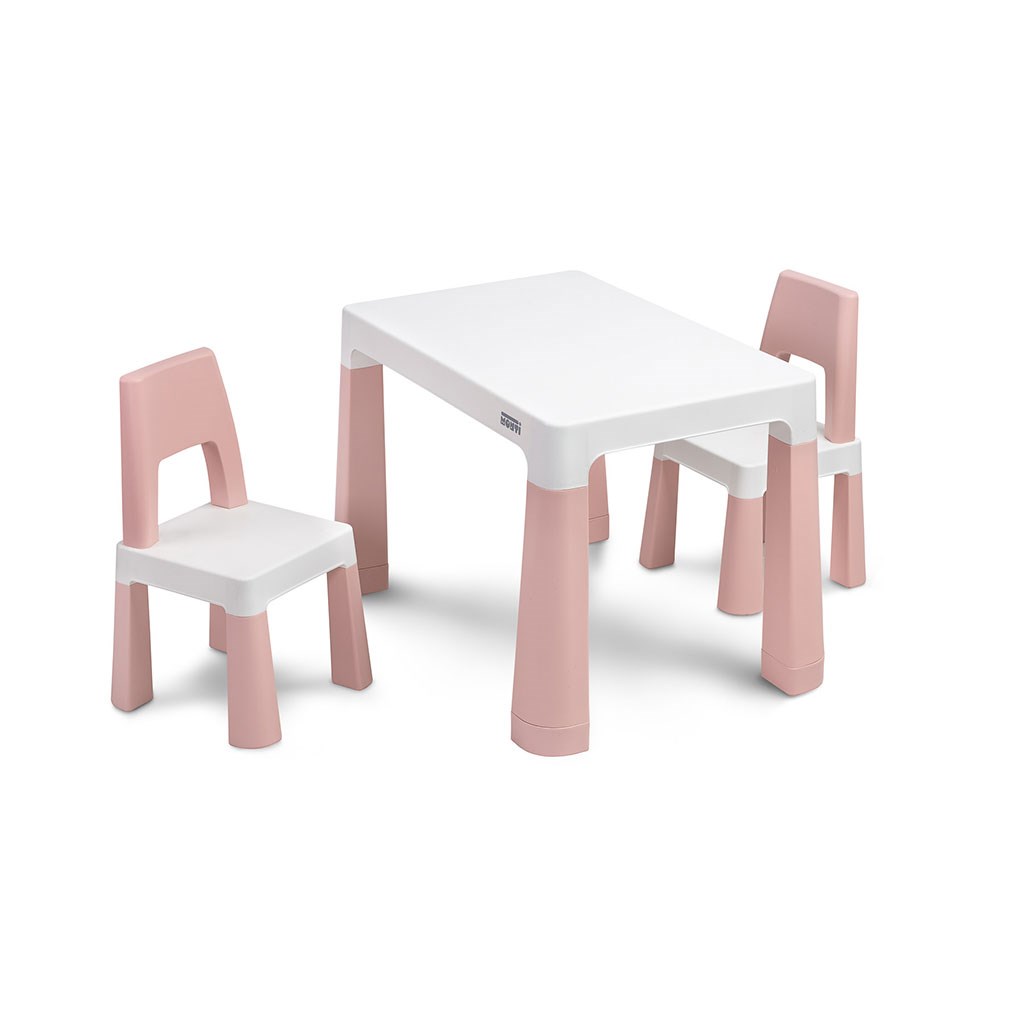 Fotografie Dětský set stoleček se 2 křesílky Toyz MONTI pink