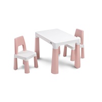 Dětský set stoleček se 2 křesílky Toyz MONTI pink