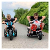 Dětská elektrická motorka Baby Mix POLICE červená (poškozený obal)