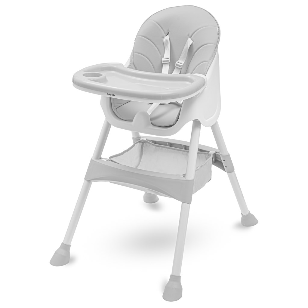 Jídelní židlička Baby Mix Nora dusty grey - 1