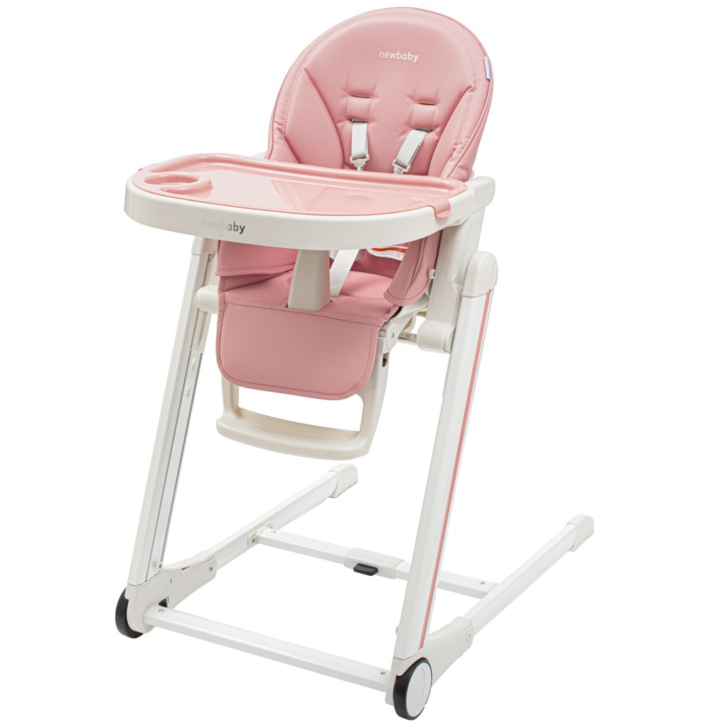 Jídelní židlička Muka NEW BABY dusty pink - 1
