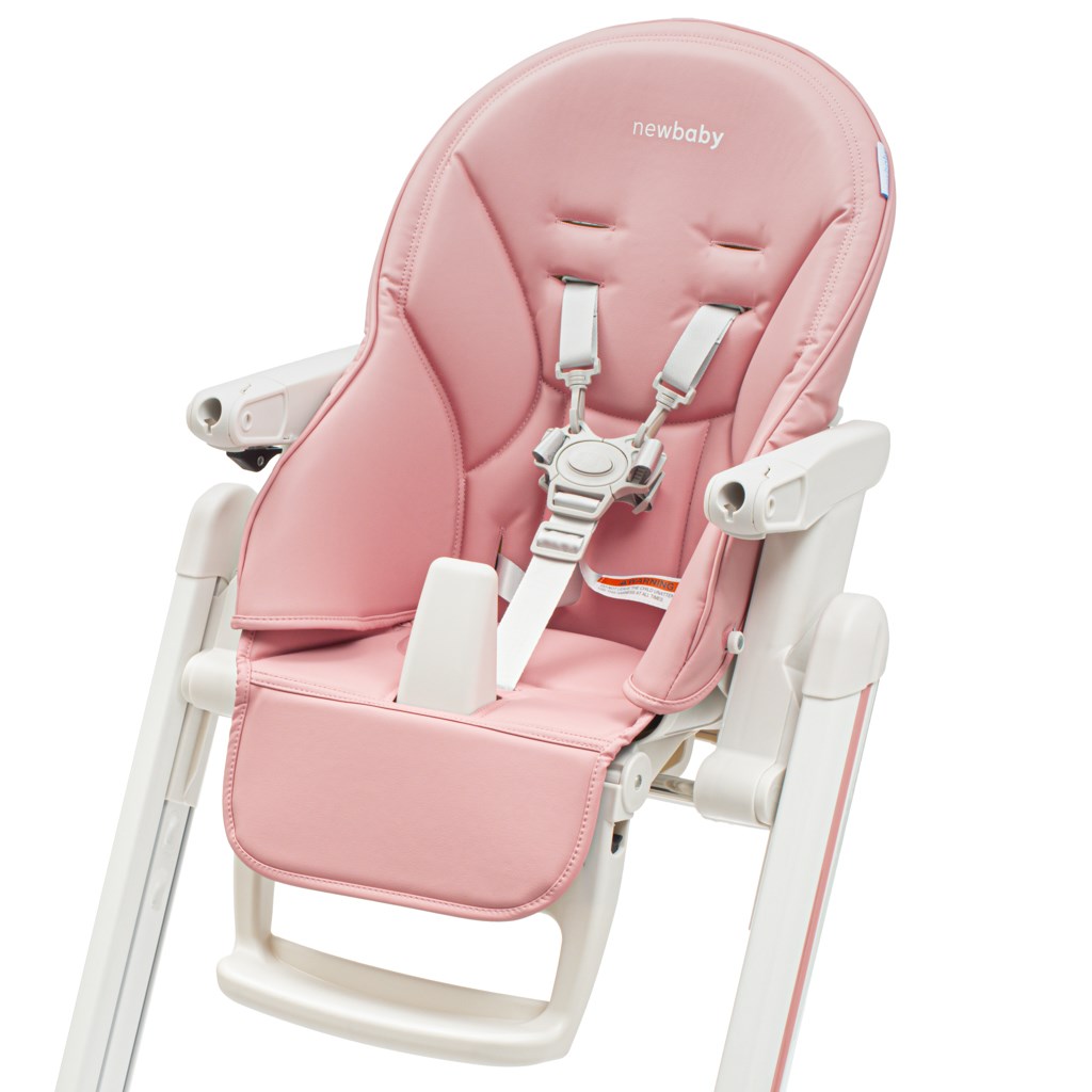 Jídelní židlička Muka NEW BABY dusty pink - 1
