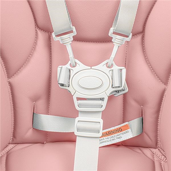 Jídelní židlička Muka NEW BABY dusty pink - 5