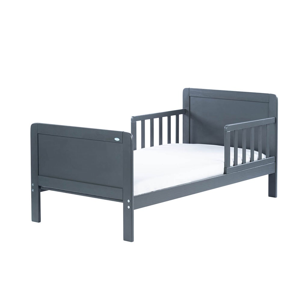 Dětská postel se zábranou Drewex Olek 140×70 cm grafit