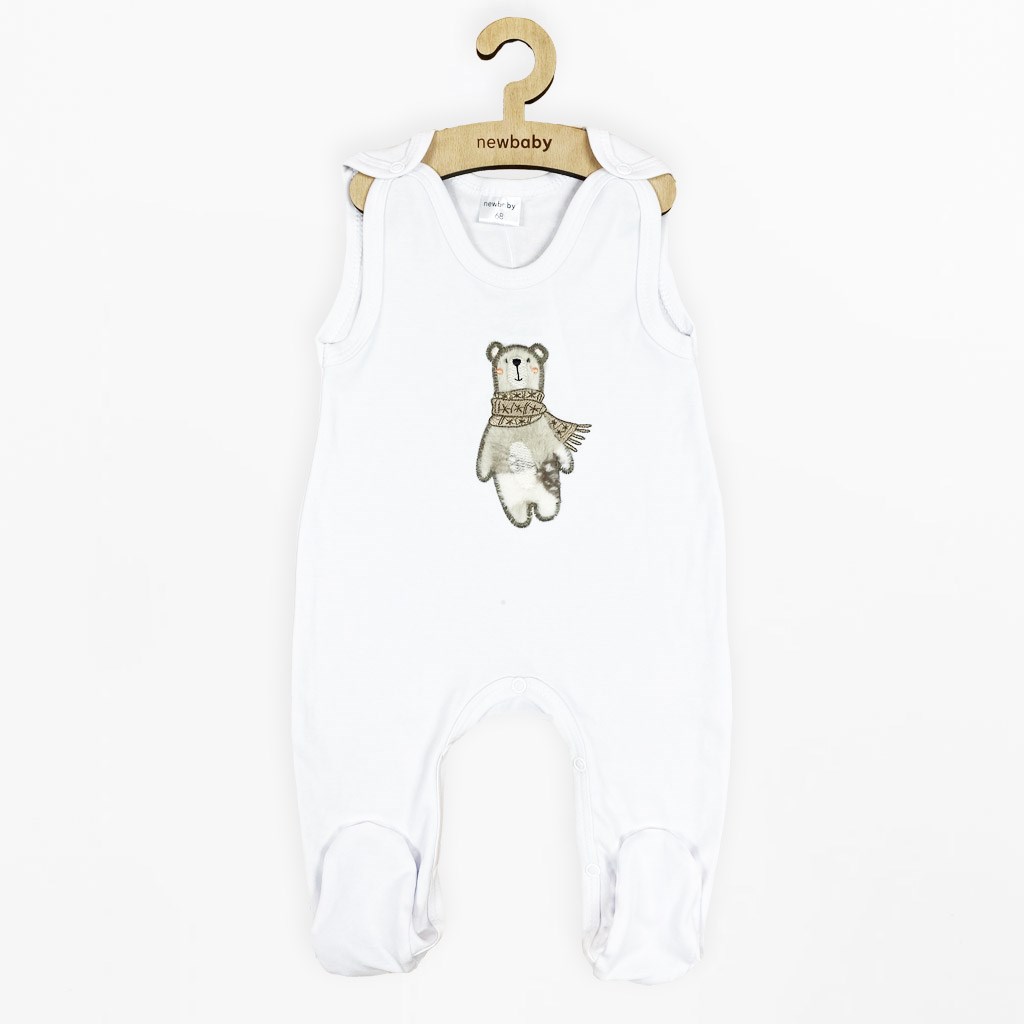 Dojčenské bavlnené dupačky Polar Bear 62