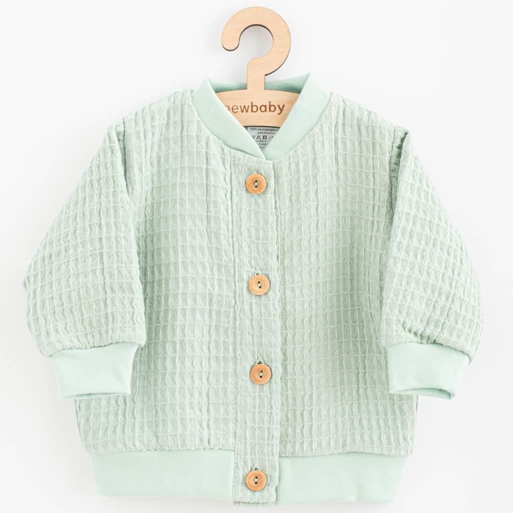 Kojenecký mušelínový kabátek New Baby Comfort clothes šalvějová vel. 86 (12-18m)