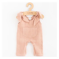 Kojenecké mušelínové lacláčky New Baby Comfort clothes růžová